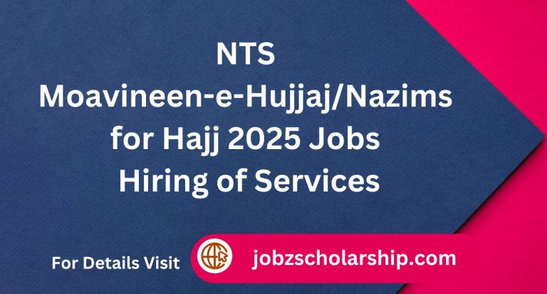 Moavineen-e-HujjajNazims for Hajj 2025 Jobs