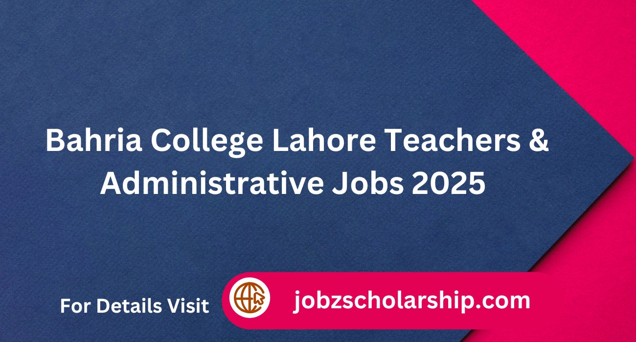 Bahria College Lahore Jobs 2025