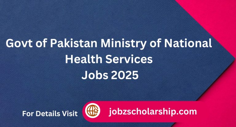 Govt of Pakistan Ministry of NHS Jobs 2025