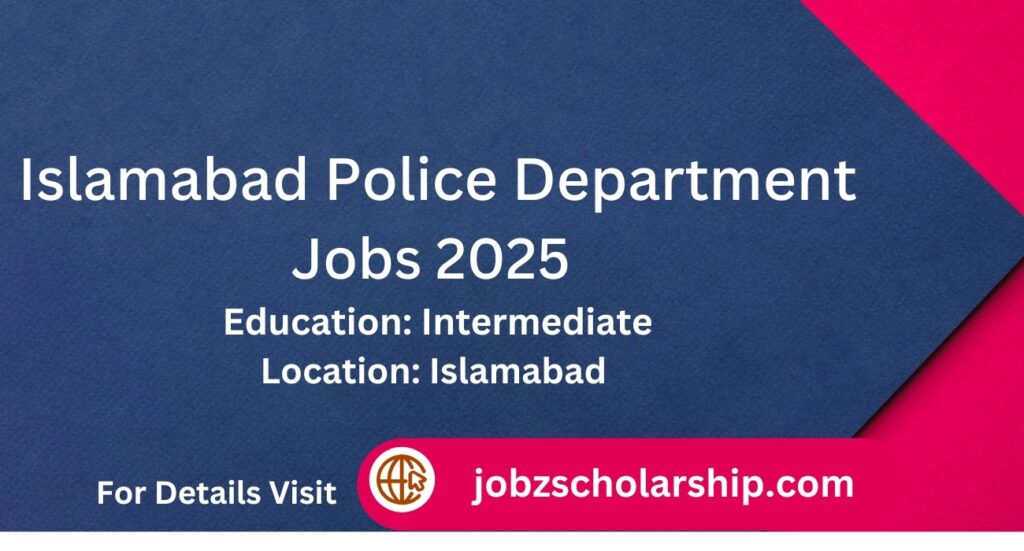 Islamabad Police Department Jobs 2025