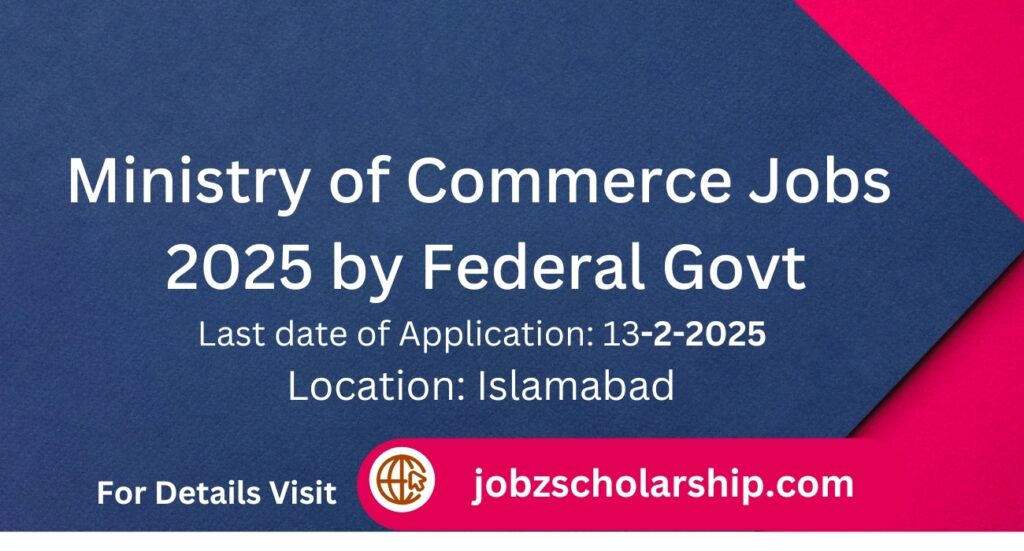 Ministry of Commerce Jobs 2025
