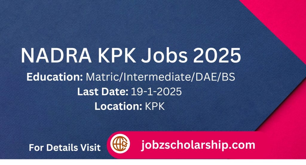 NADRA KPK Jobs 2025