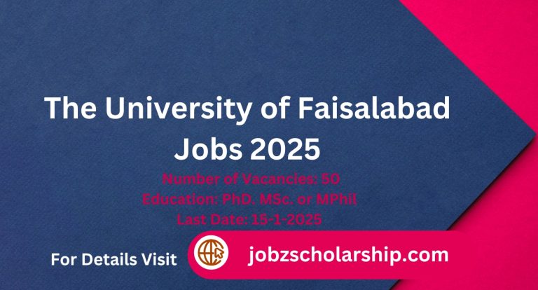 The University of Faisalabad Jobs