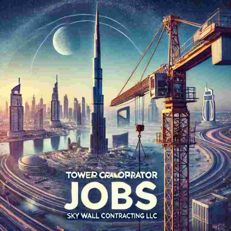 Tower Crane Operator Jobs in Dubai,Sky Wall Contracting LLC Opportunity
