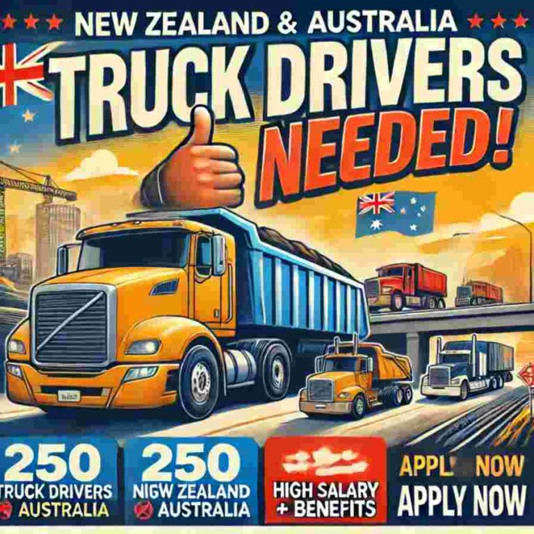 Truck Drivers Needed in New Zealand and Australia,Truck Drivers,