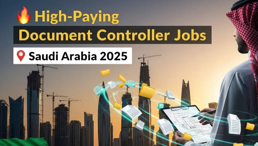 Document Controller Jobs in Saudi Arabia