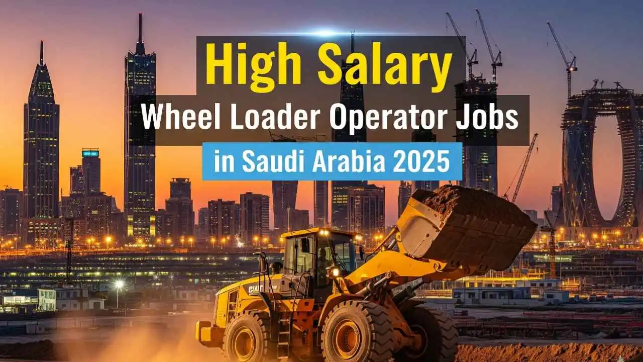 Wheel Loader Operator jobs in Saudi Arabia 2025